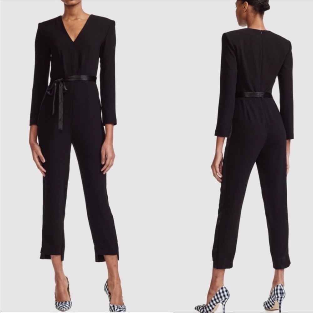 NWT Maje Pankok Cropped Step-Hem Jumpsuit